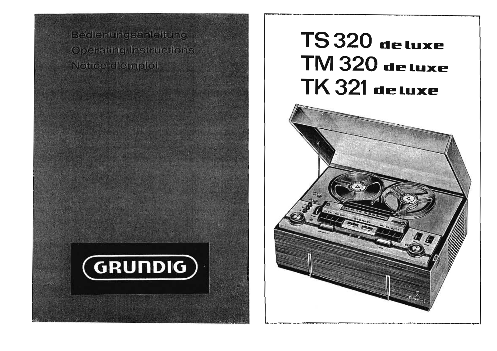 Grundig TM-320 Owners Manual