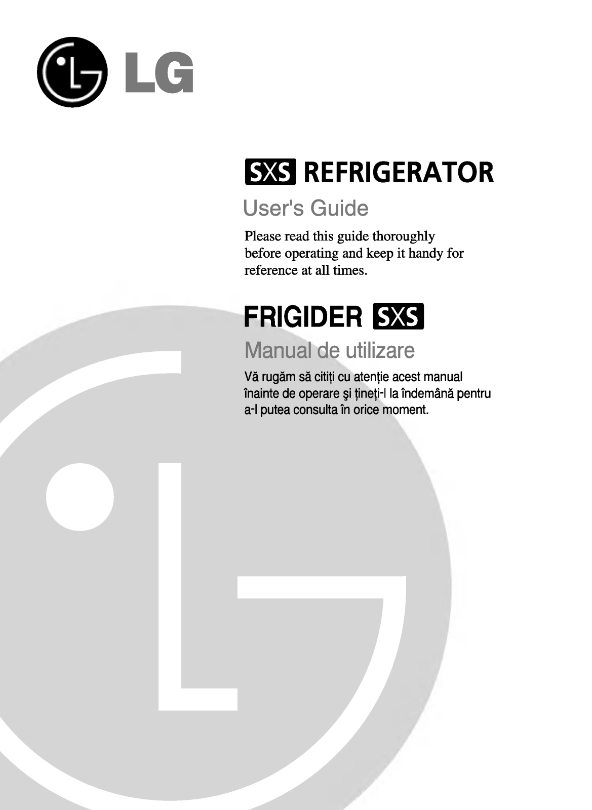 LG GC-B207TLQA Owner's Manual