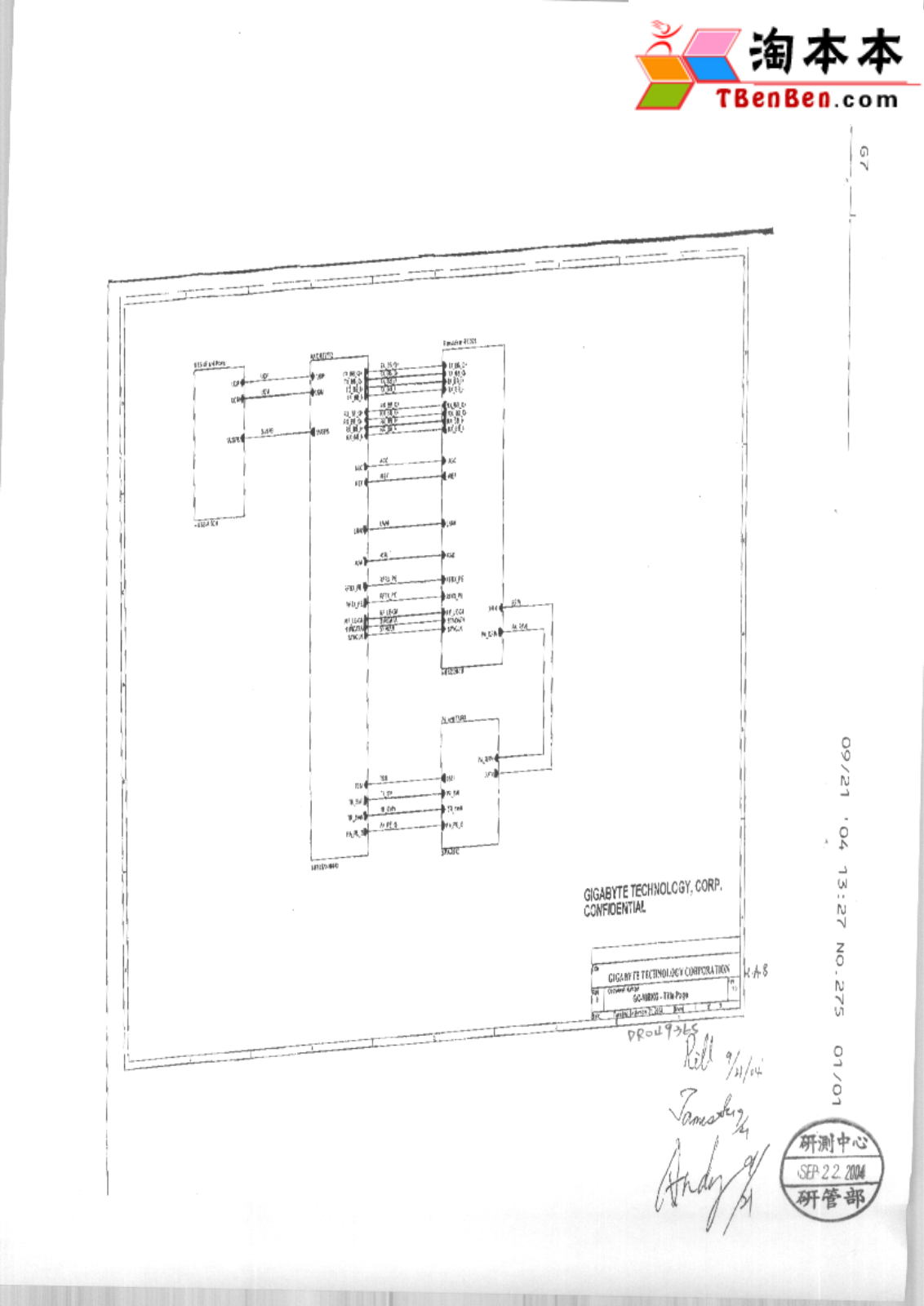 Gigabyte Gigabyte_2/DR049365_GC-WBKG Schematic