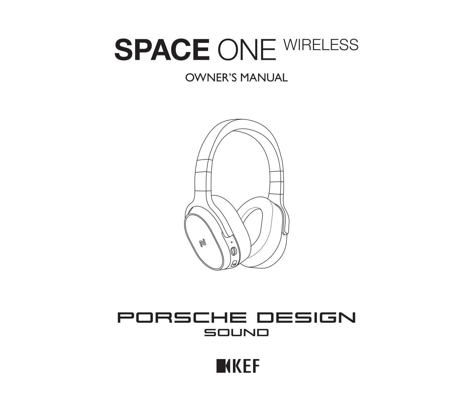 Kef Porsche Design Sound Space ONE Wireless, Design Sound KEF Space ONE User Manual