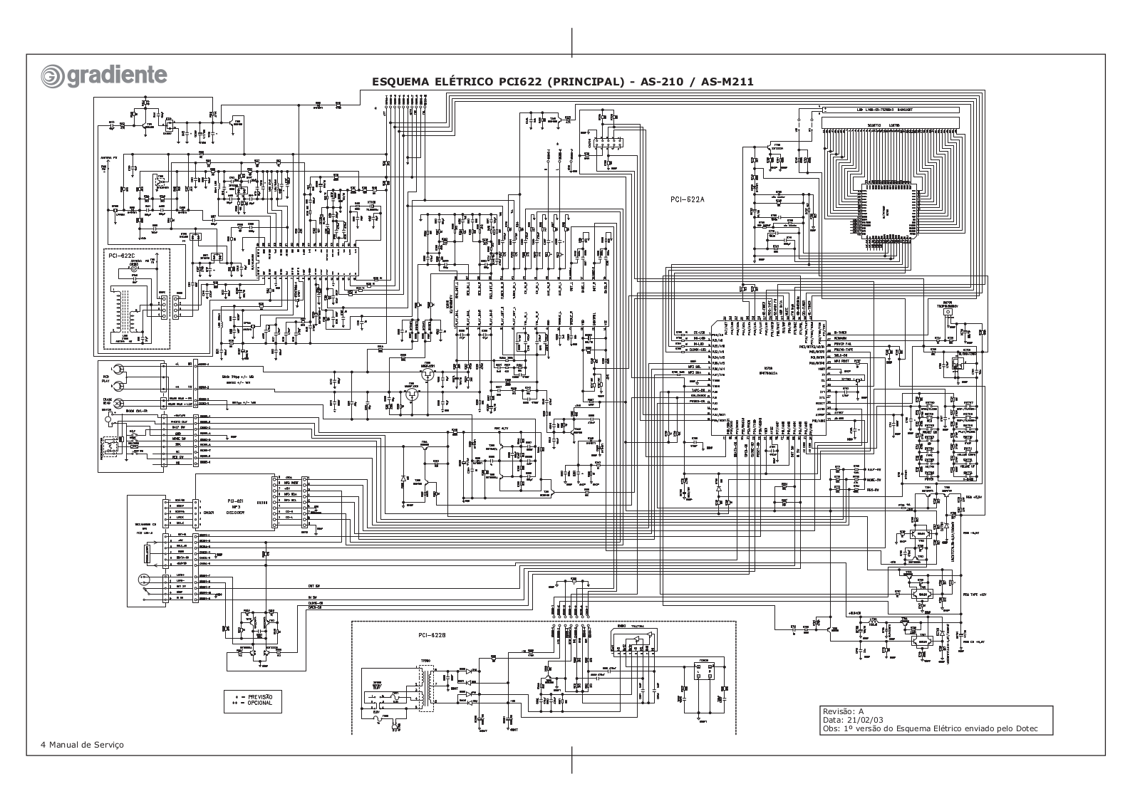 Gradiente AS210, ASM211 Schematic