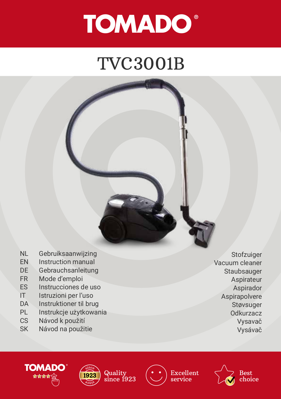 Tomado TVC3001B User guide - ManualMachine.com