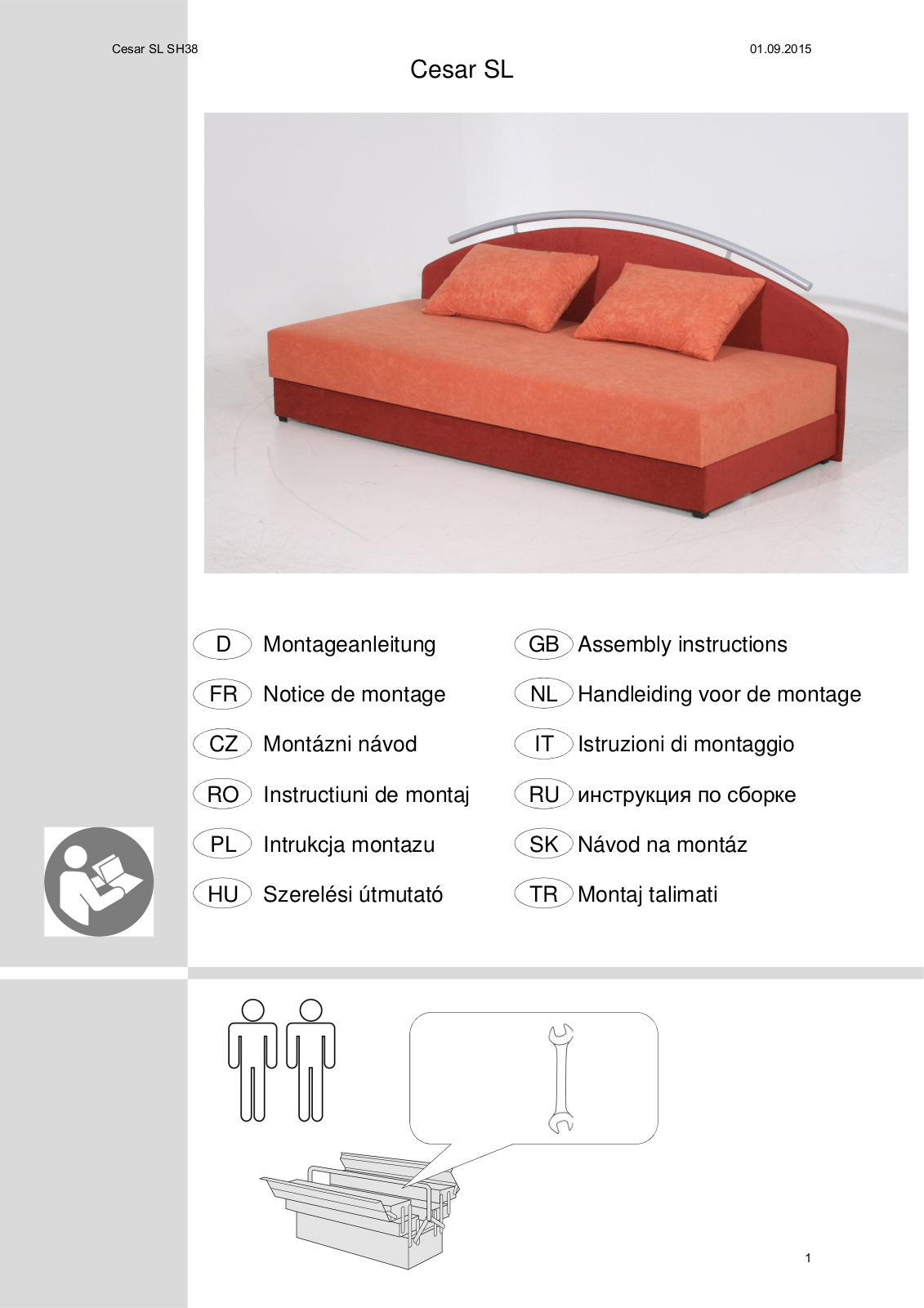 Maintal Cesar SL Assembly instructions