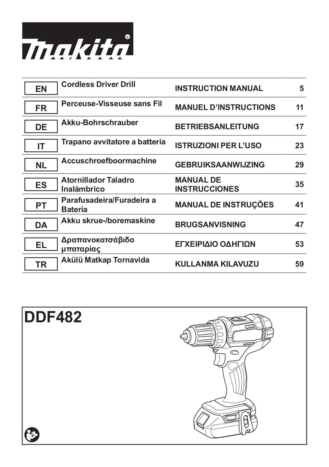 Makita DLX6038T User manual