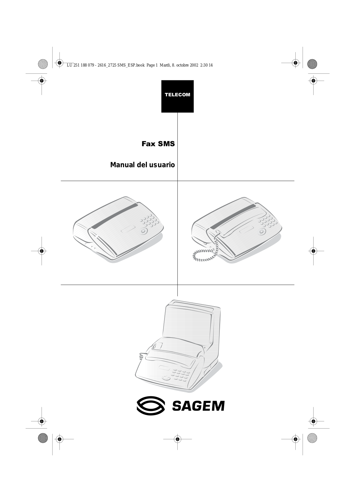 Sagem PHONEFAX 2720 SMS, PHONEFAX 2725 SMS User Manual