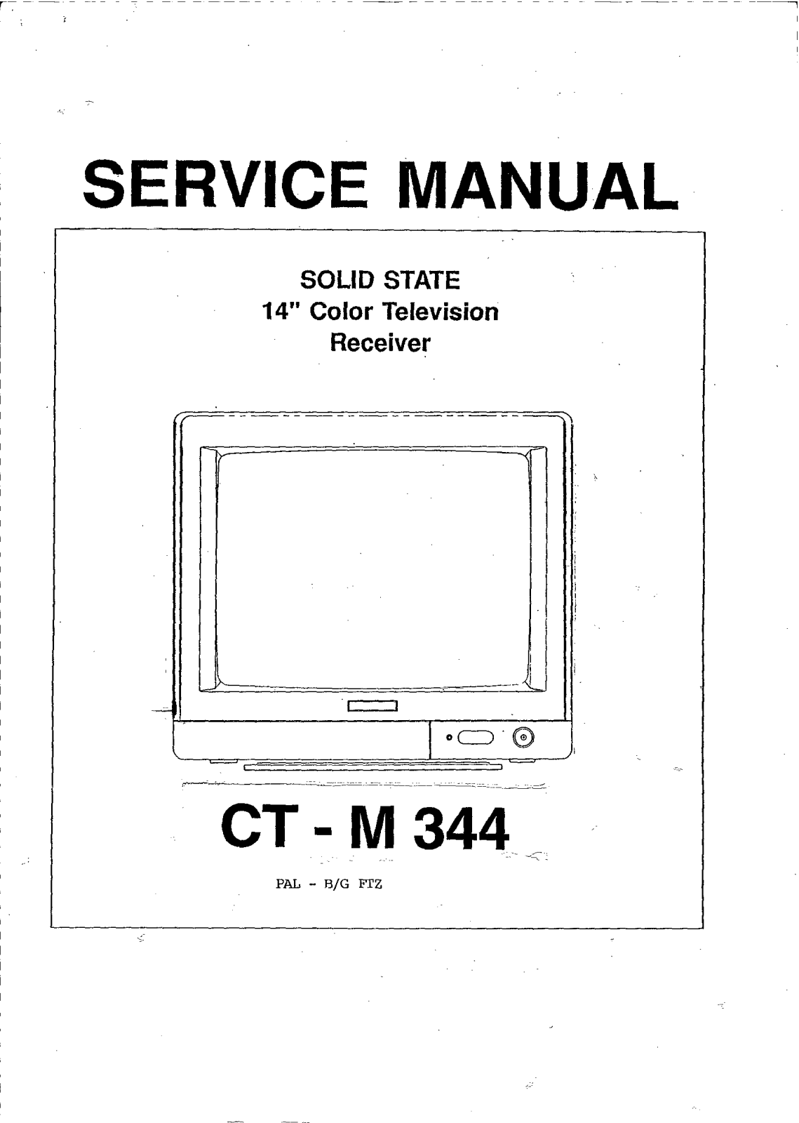 TEAC CTM-344 Service manual