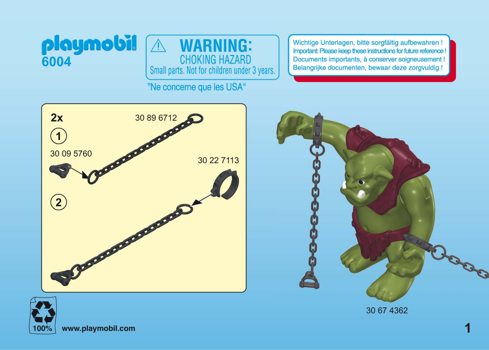 Playmobil 6004 Instructions