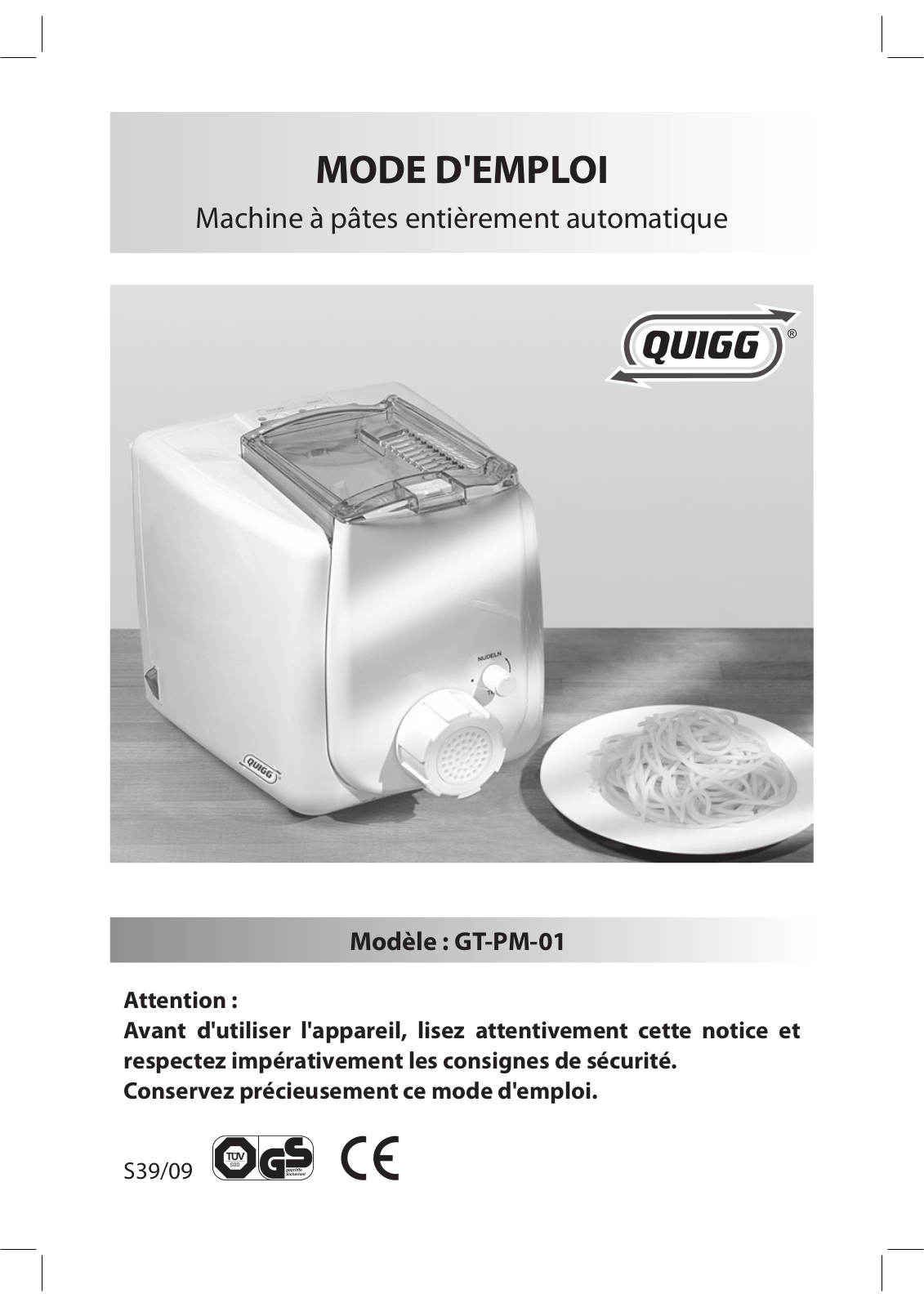 QUIGG 474 User Manual