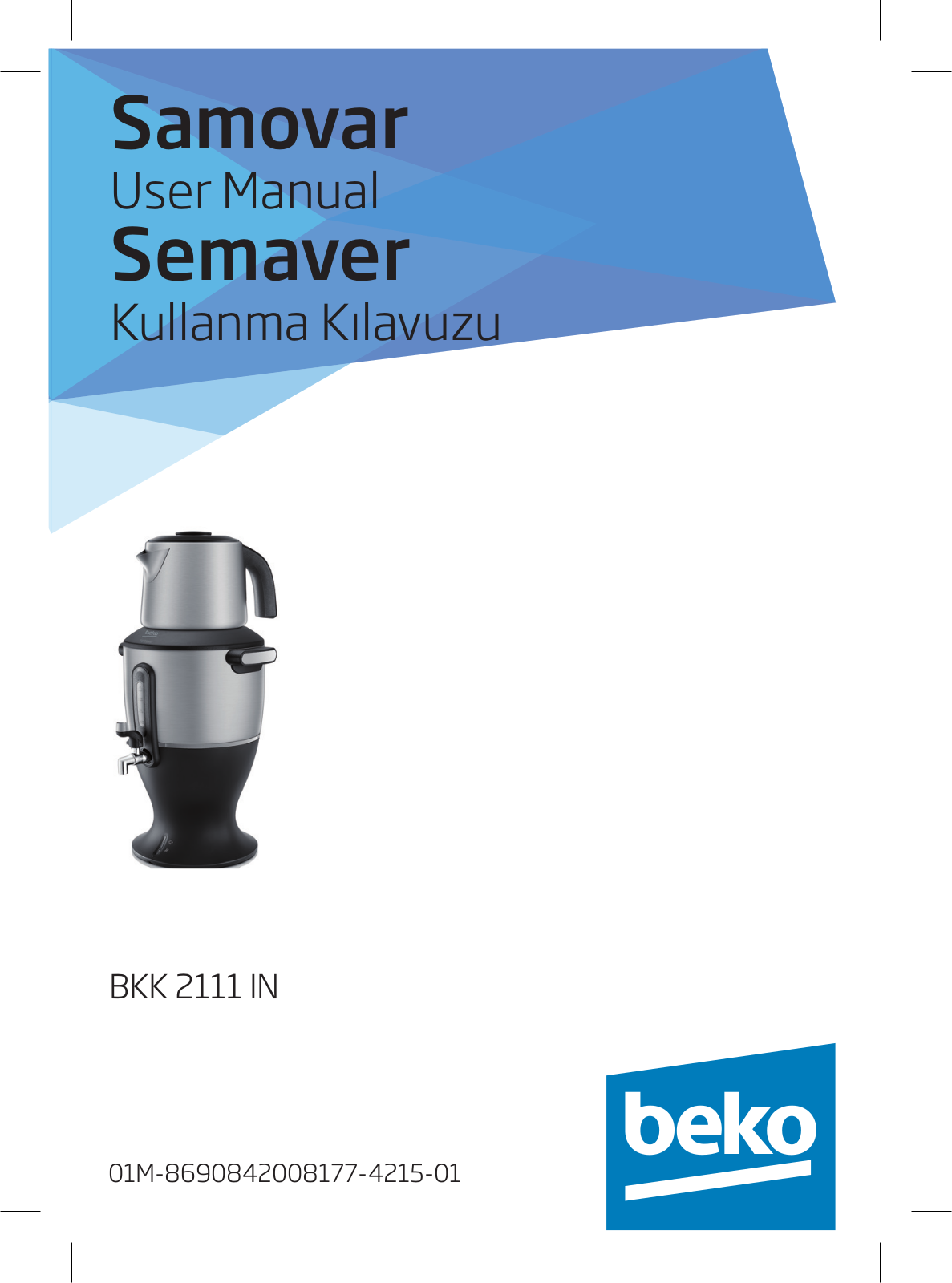 Beko BKK 2111 IN User manual