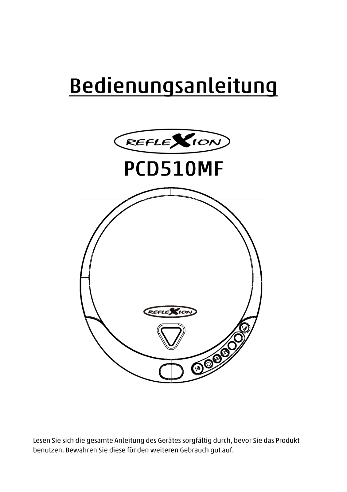 Reflexion PCD510MF User guide