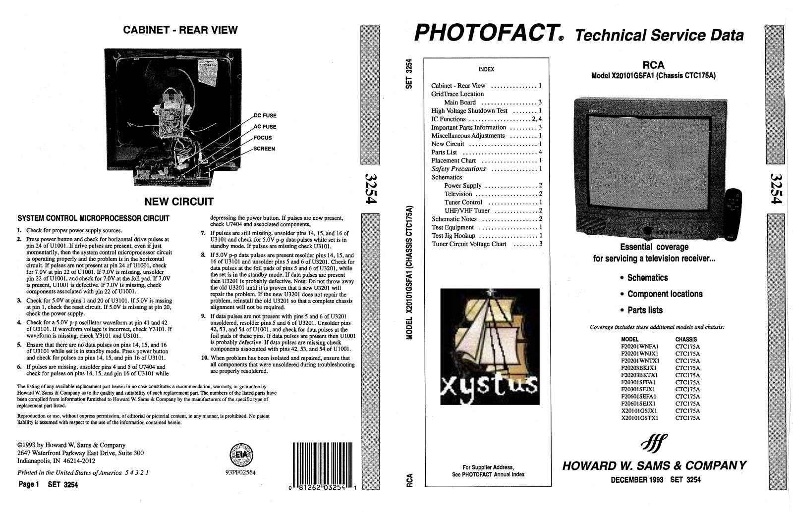 RCA CTC175A Service Manual