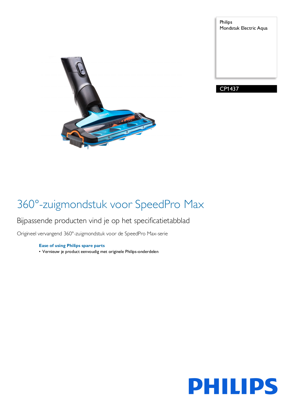 Philips CP1437/01 Leaflet - ManualMachine.com