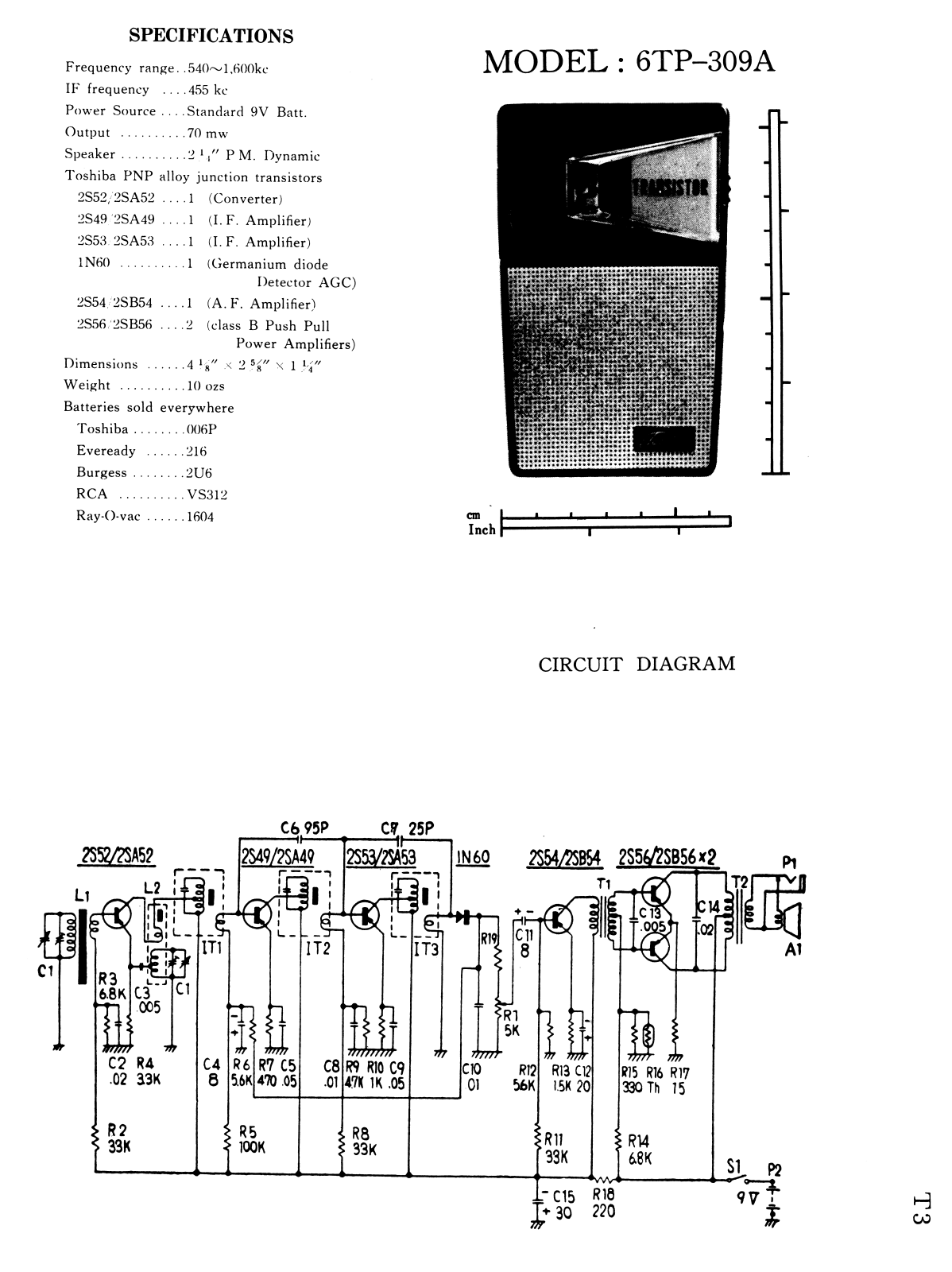 Toshiba 6TP309A Schematic - ManualMachine.com