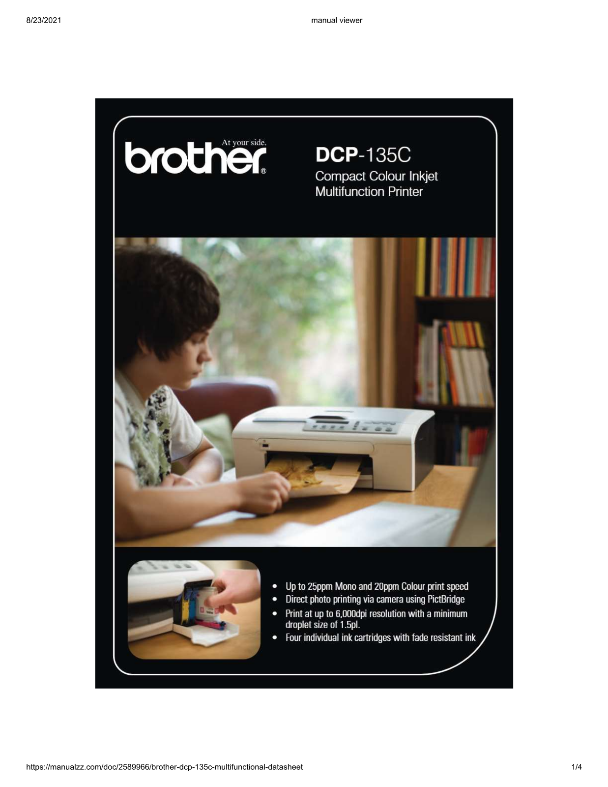 Brother DCP-135C Datasheet