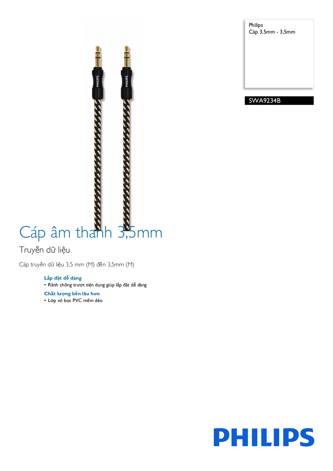 Philips SWA9234B/94 Leaflet - ManualMachine.com