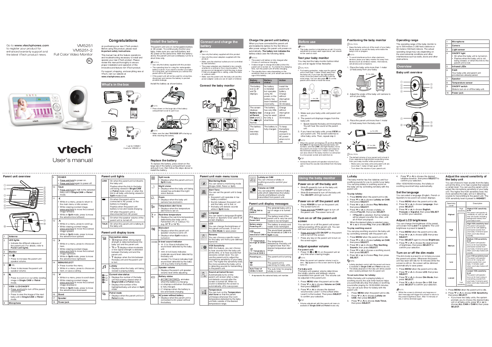 VTech Telecommunications 80 1323 00 User Manual