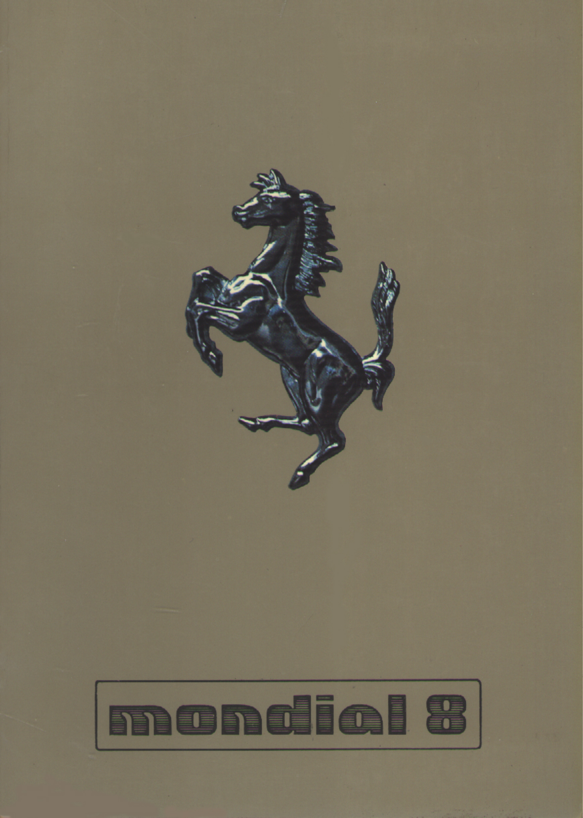 Ferrari Mondial 1980 User Manual