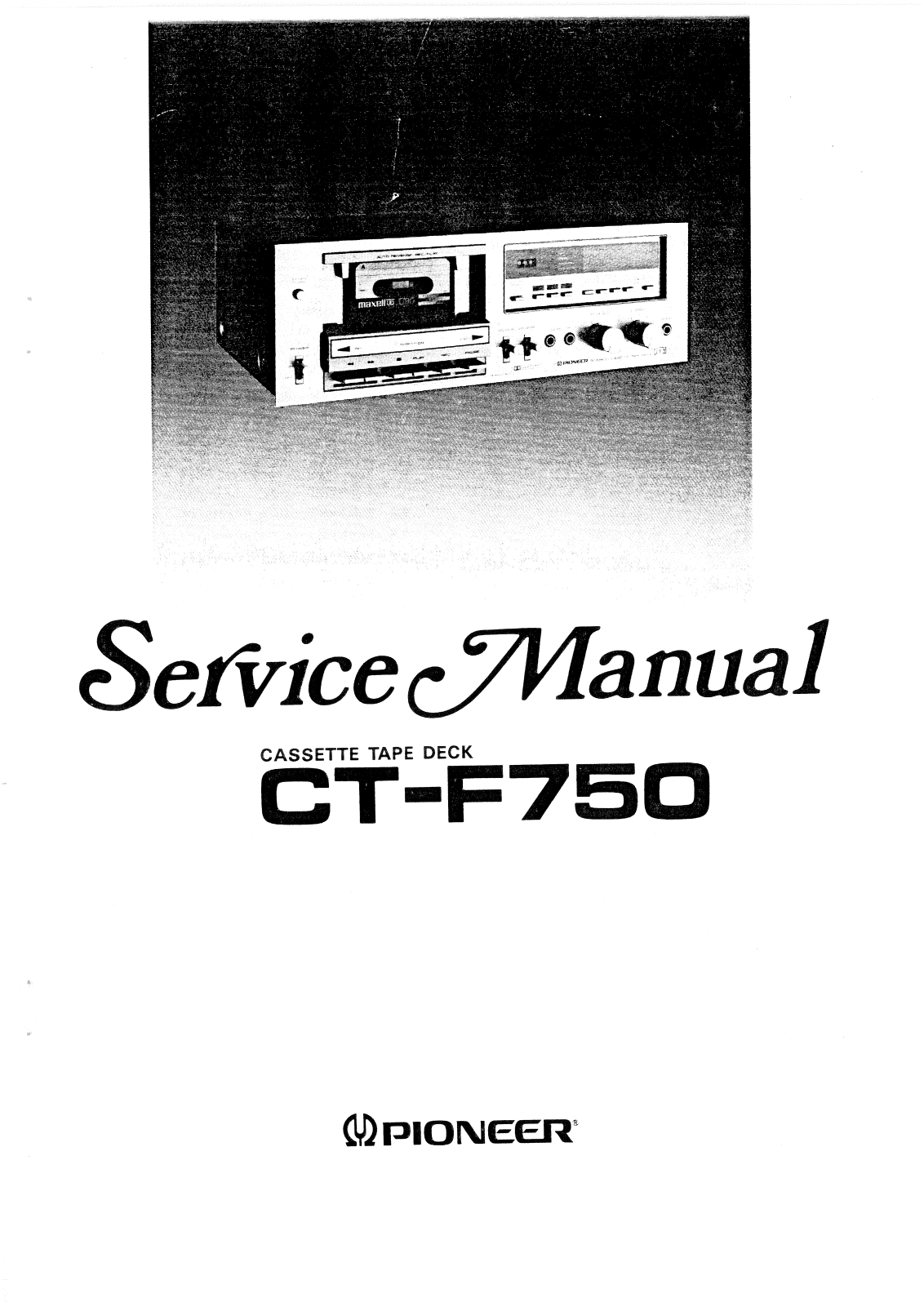 Pioneer CTF-750 Service manual