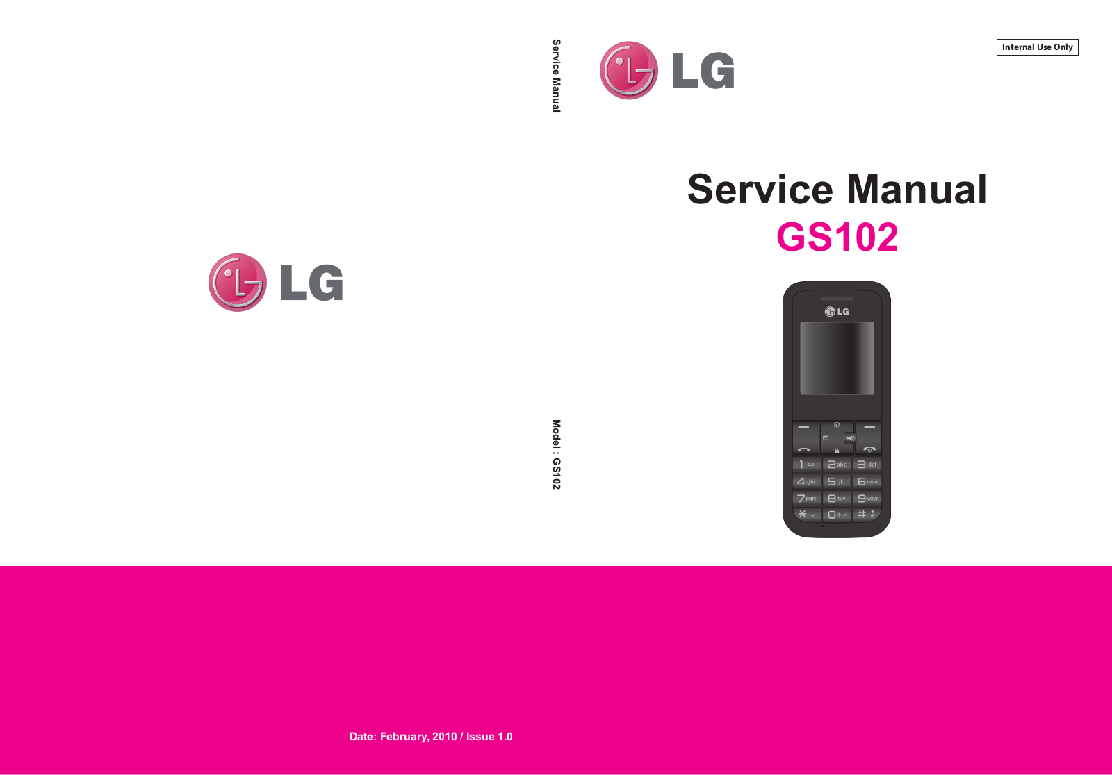 LG GS102 Service Manual