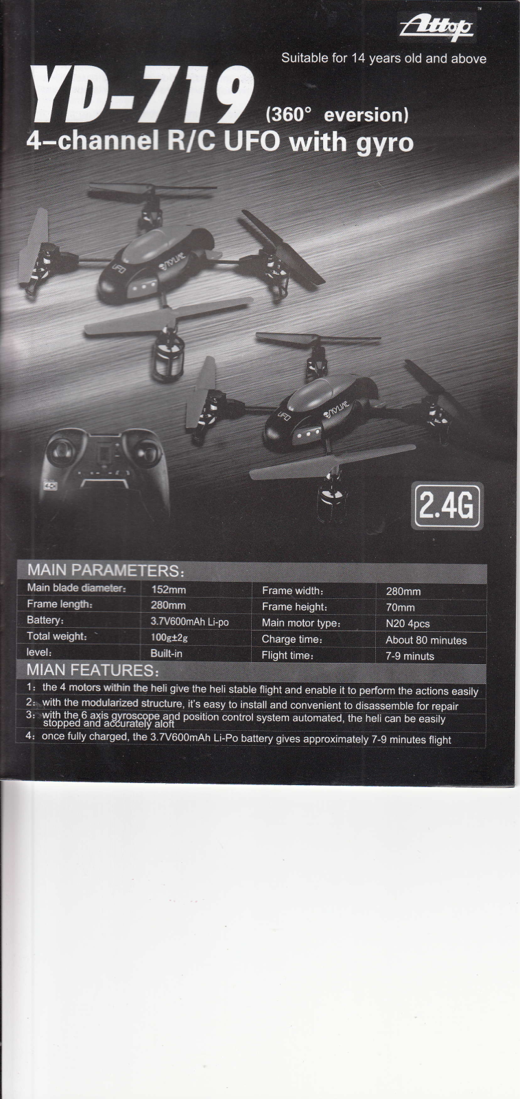 Attop YD-719 User guide - ManualMachine.com