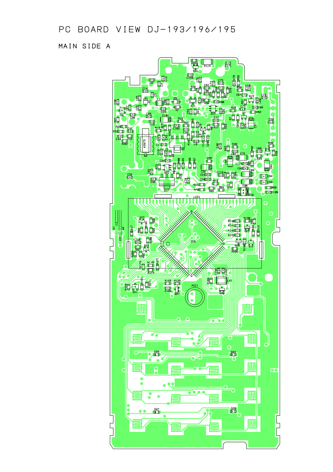 Alinco dj496, dj195, a-PCB 193 196 195 User Manual