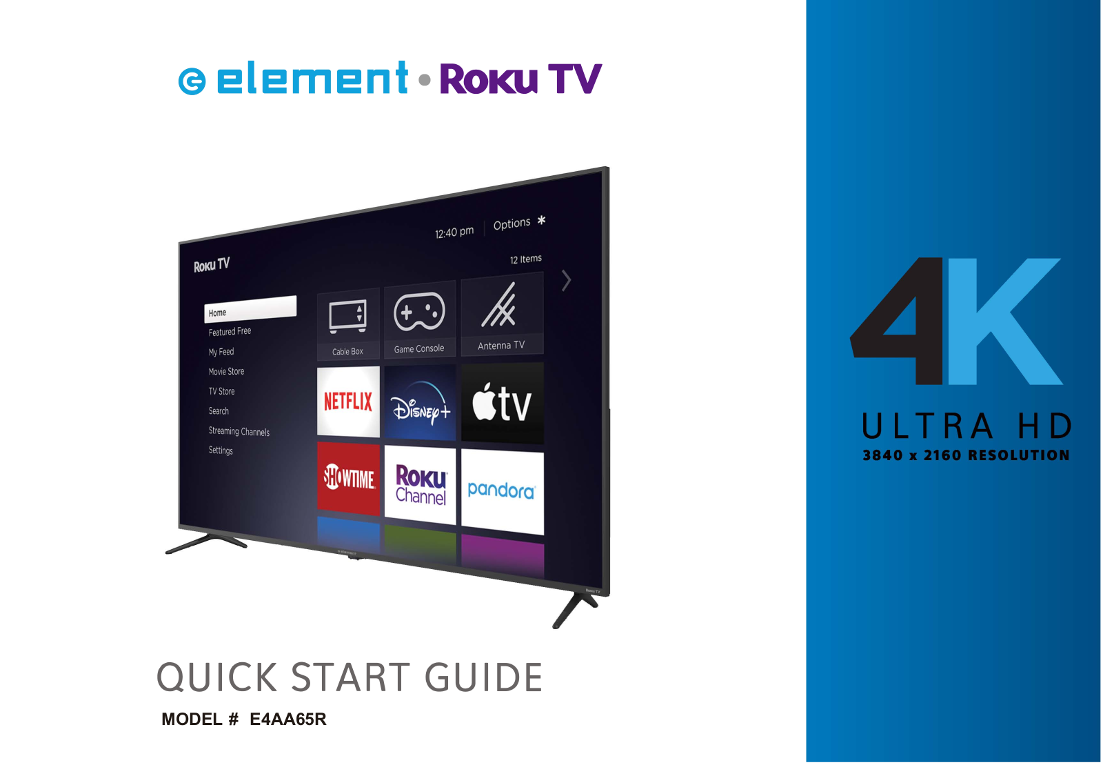 element E4AA65R Quick Start Guide