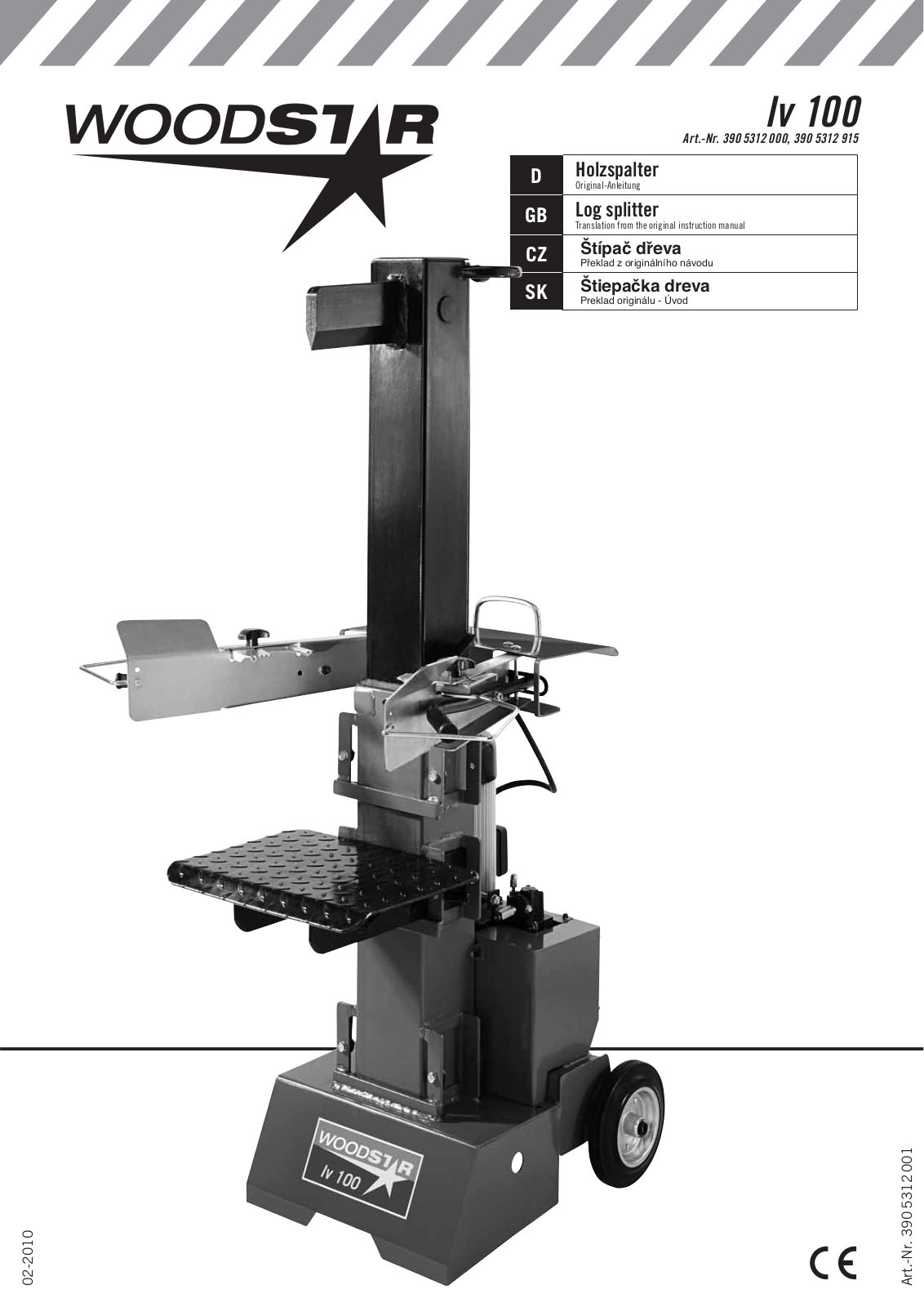 Woodster LV 100, Lv 100m User Manual