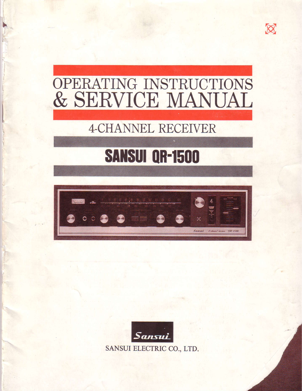 Sansui QR-1500 Service manual