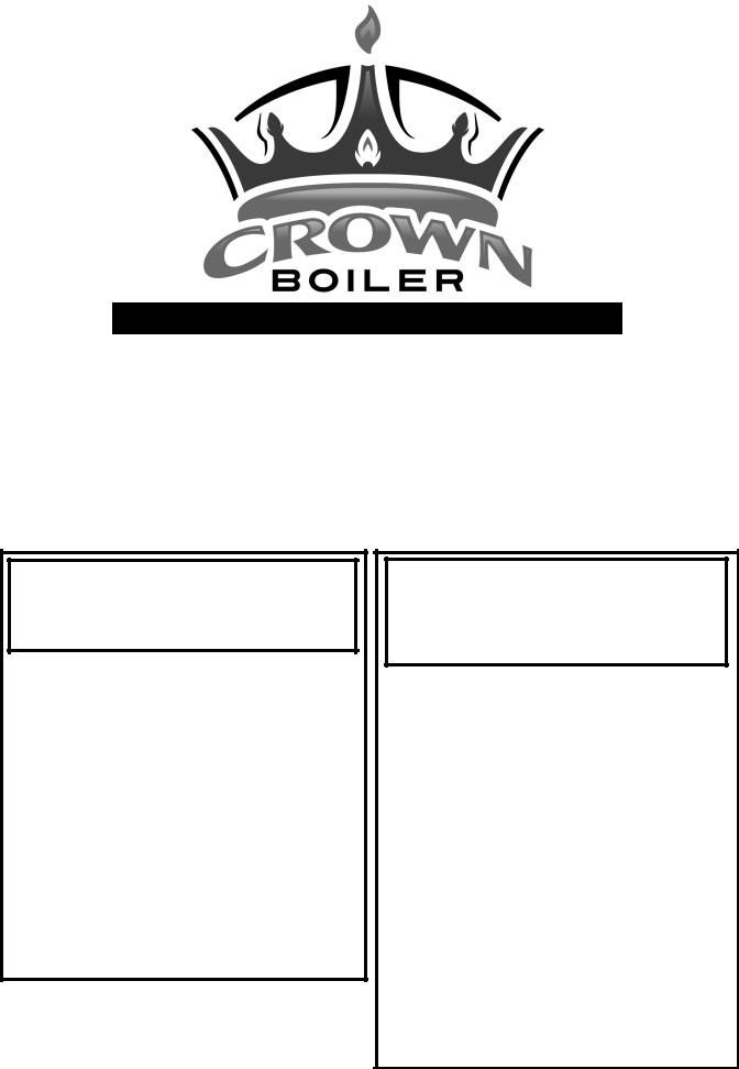 Crown AWR, CWI, BWF, CWD, BWC User Manual