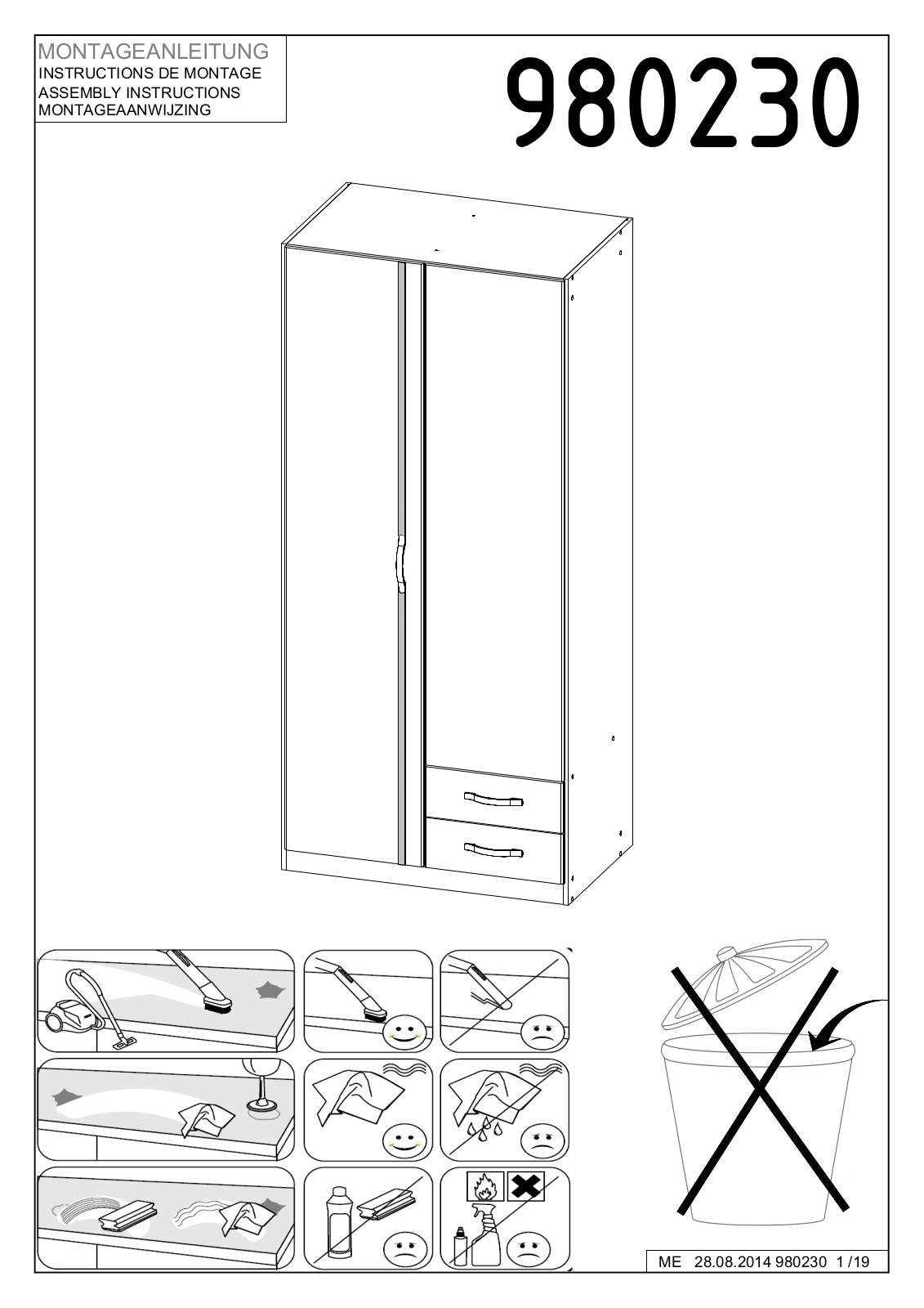 Wimex 980230 Assembly instructions