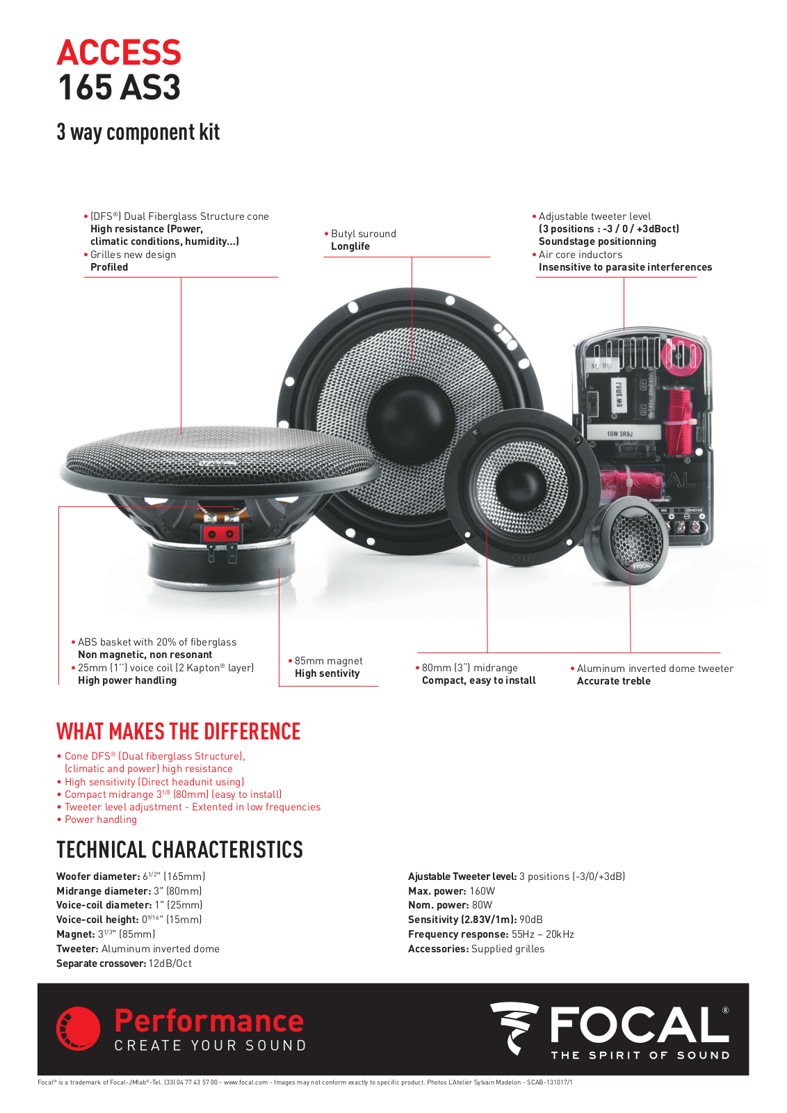 Focal 165 AS3 User Manual