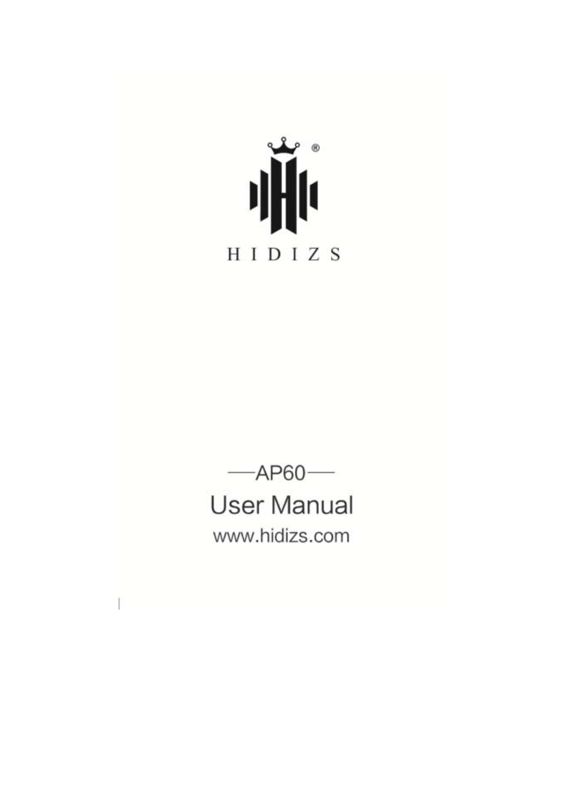 Hidizs Technology AP60 User Manual