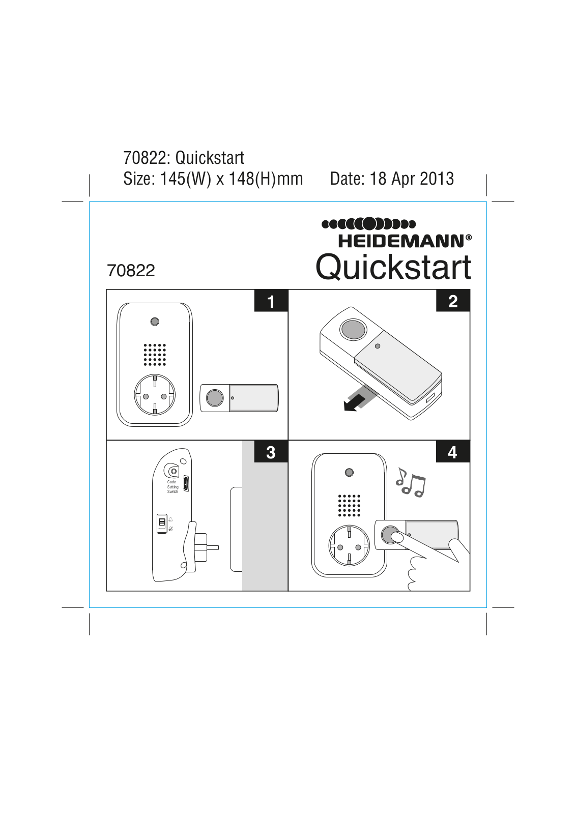 Heidemann 70822 User guide