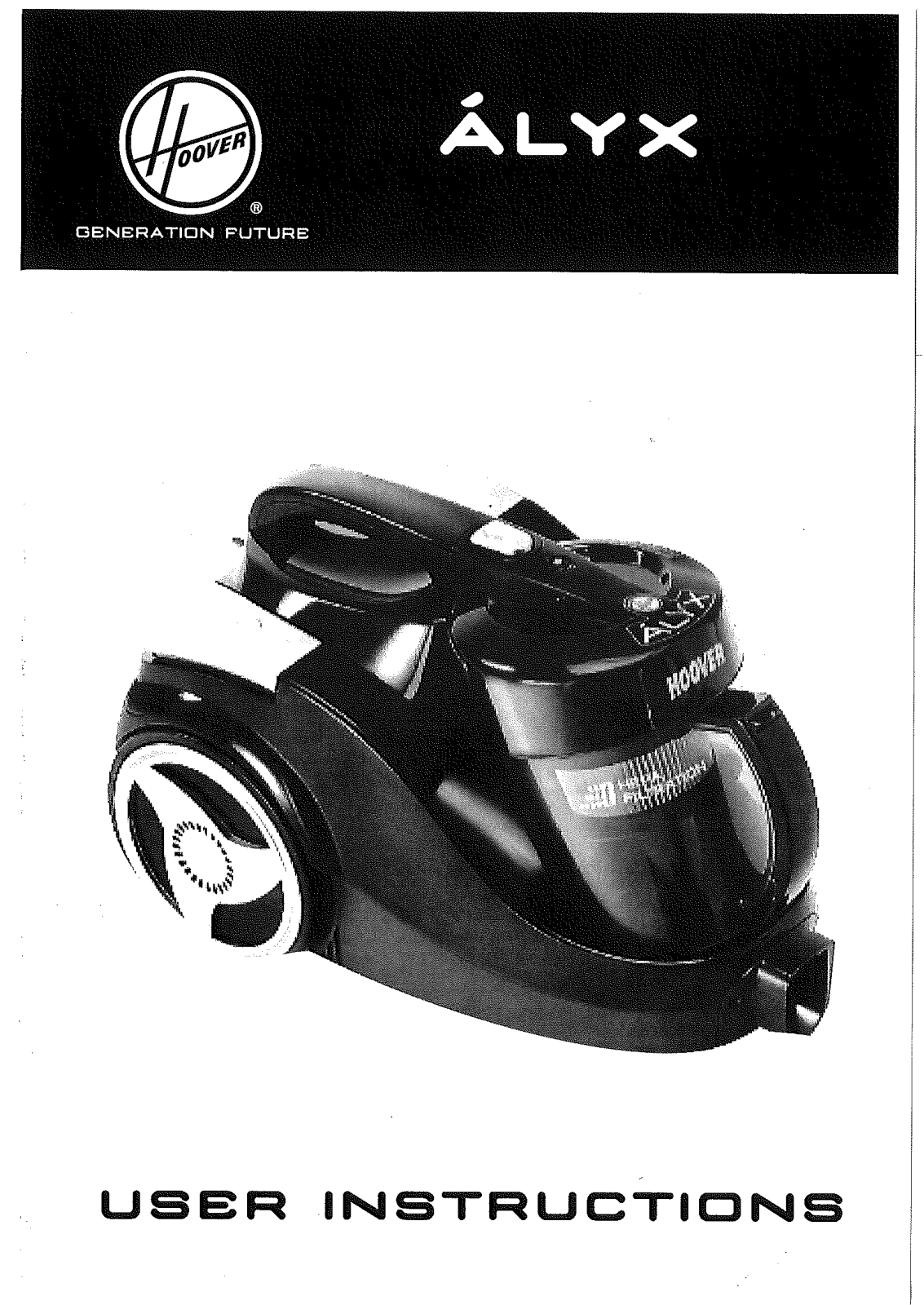 Hoover ALYX TC1192 User Manual