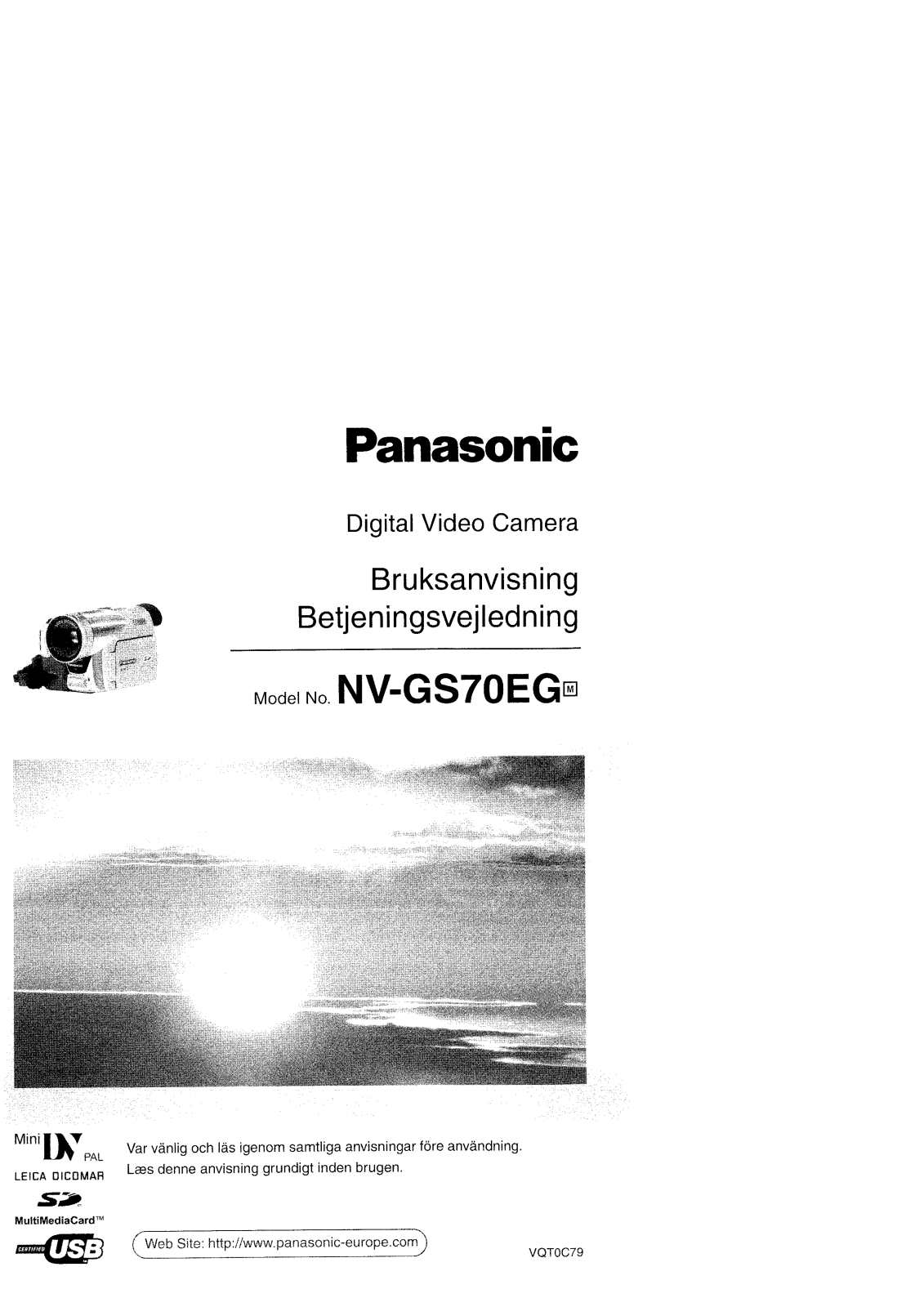 Panasonic NV-GS50EG User Manual