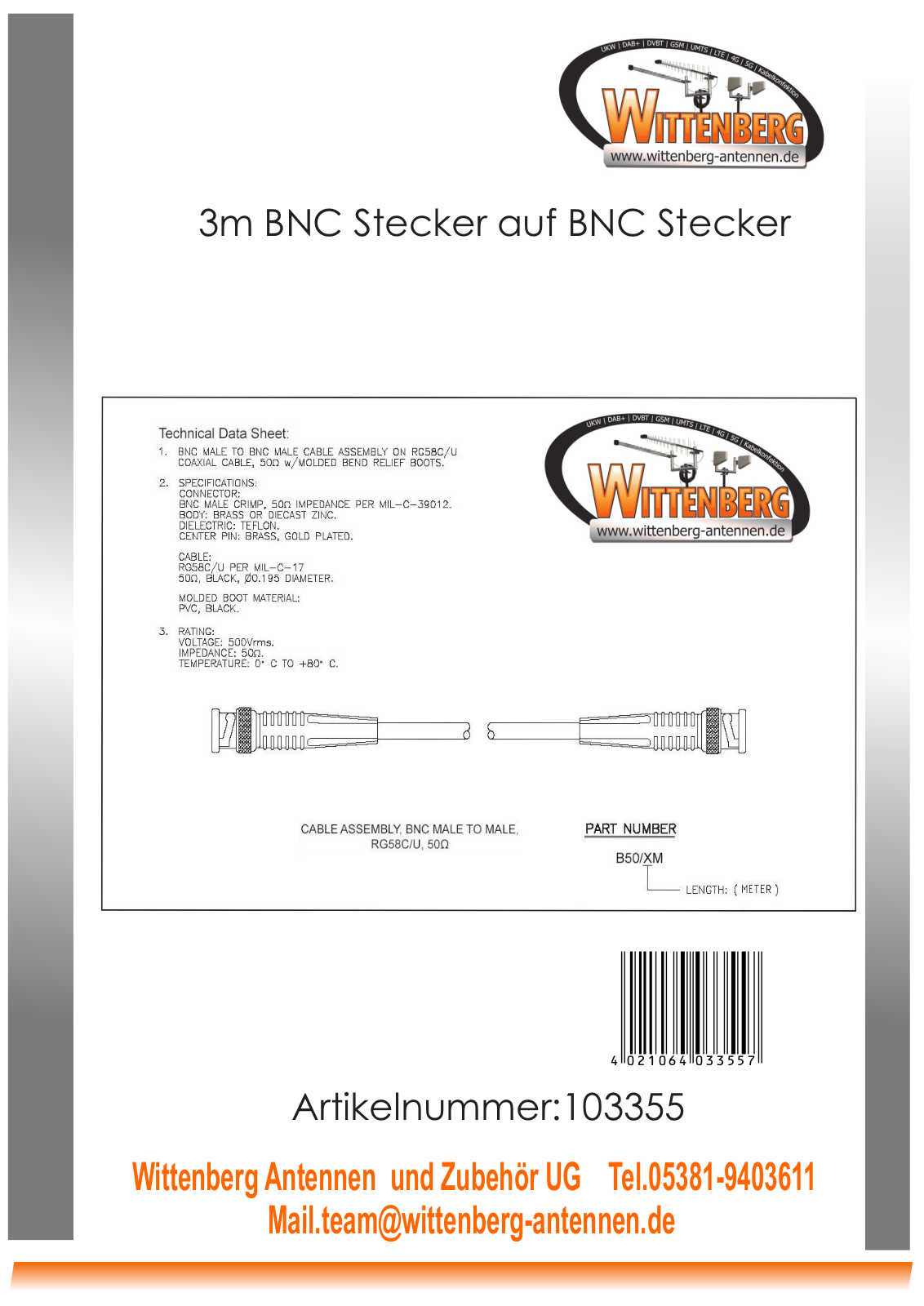 WITTENBERG POLY-103355 Datasheet - ManualMachine.com