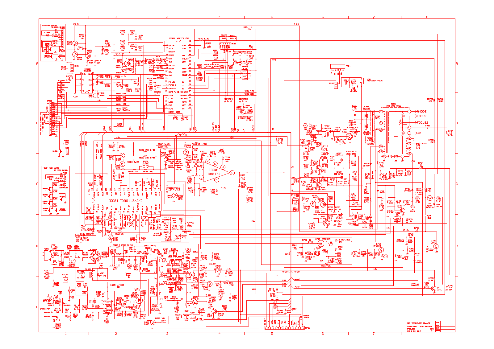 MAG 770FS Schematic