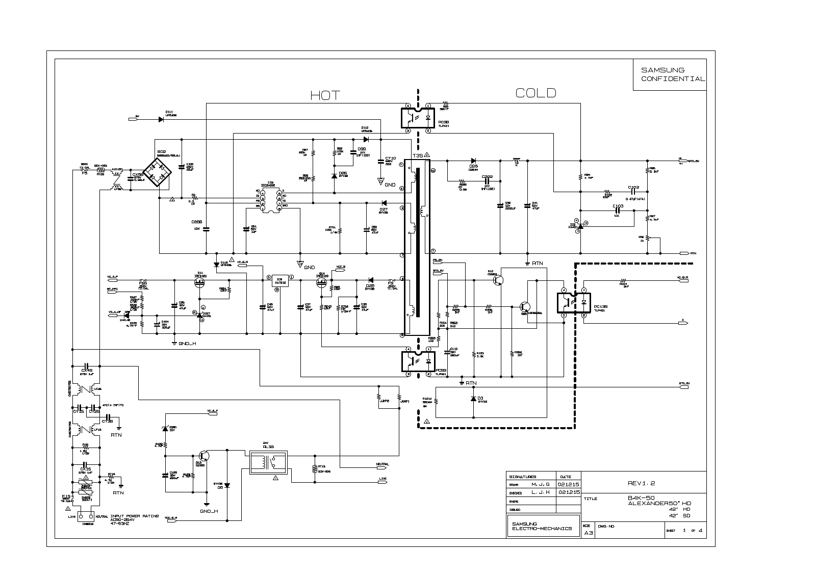 Samsung BN96 00249A Schematic