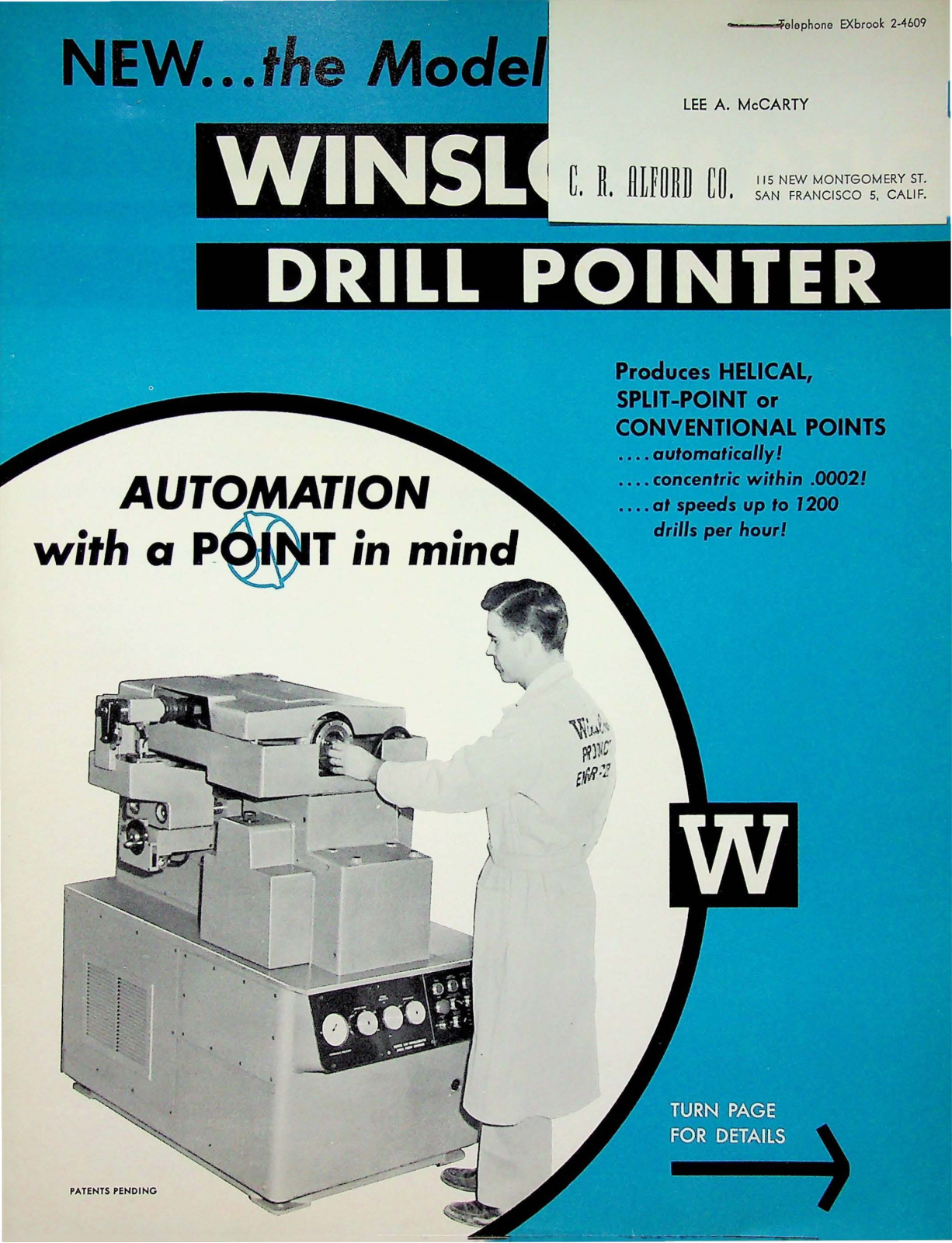 Winslow Product Engineering Drill Pointer Other - ManualMachine.com