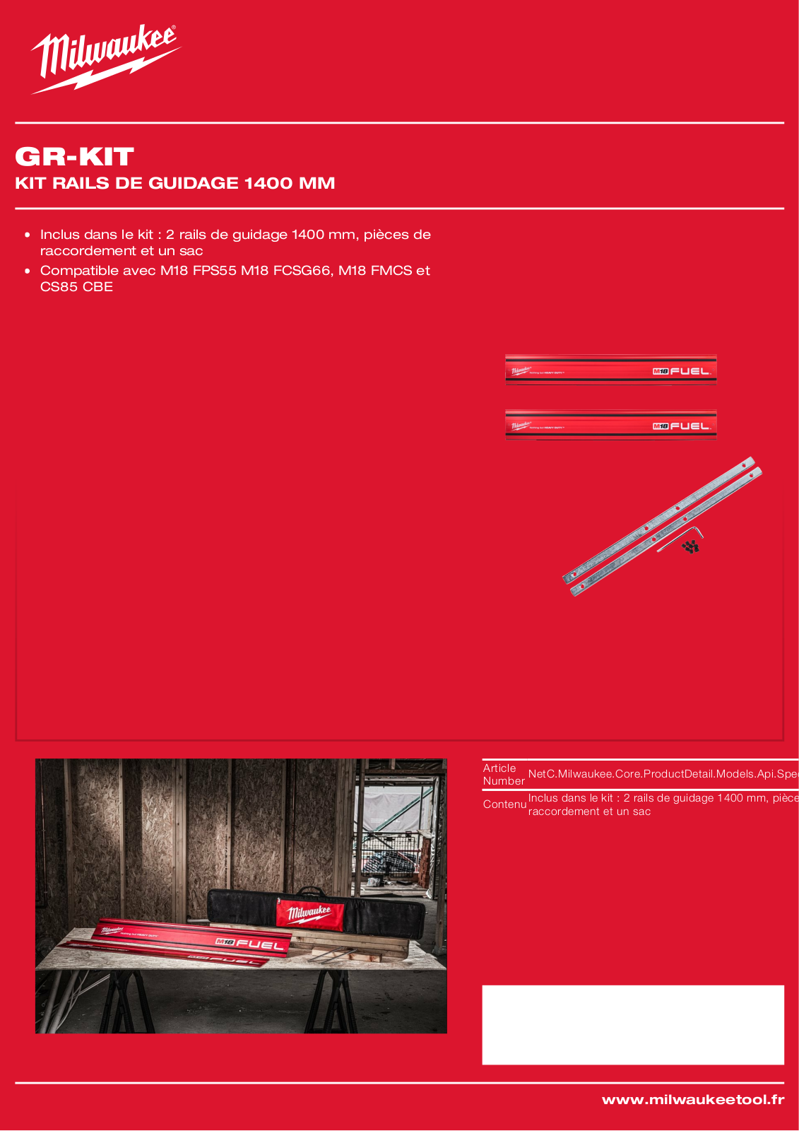 Milwaukee 4932480906 Specification - ManualMachine.com