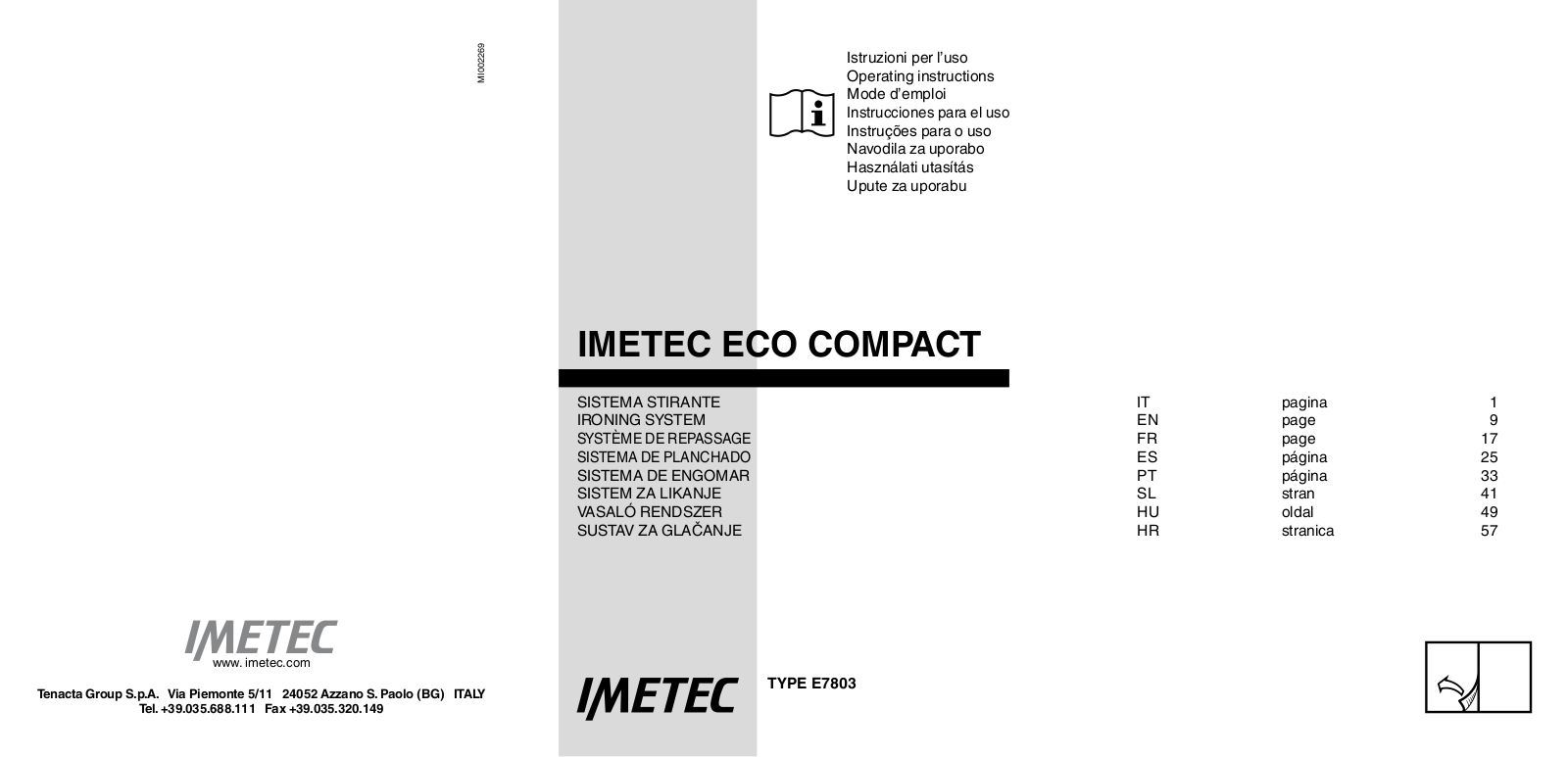 Imetec E7803 User guide - ManualMachine.com
