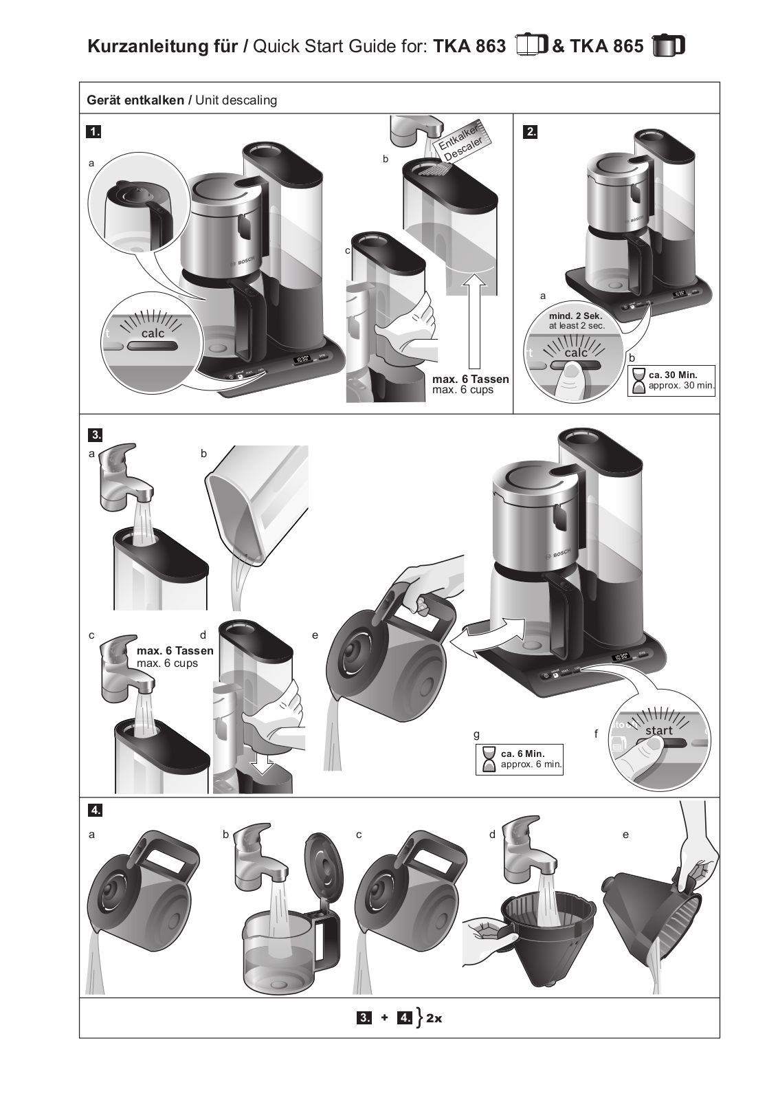 Bosch TKA8651/01, TKA8653/01, TKA8631/01 User Manual