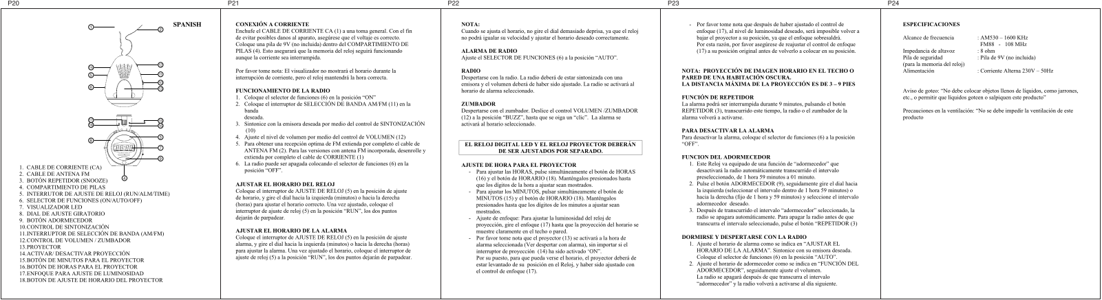 Denver CRP-210 User Manual