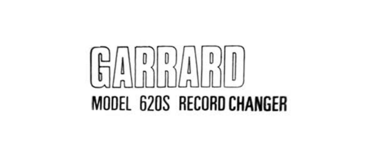 Garrard 620-S Owners manual