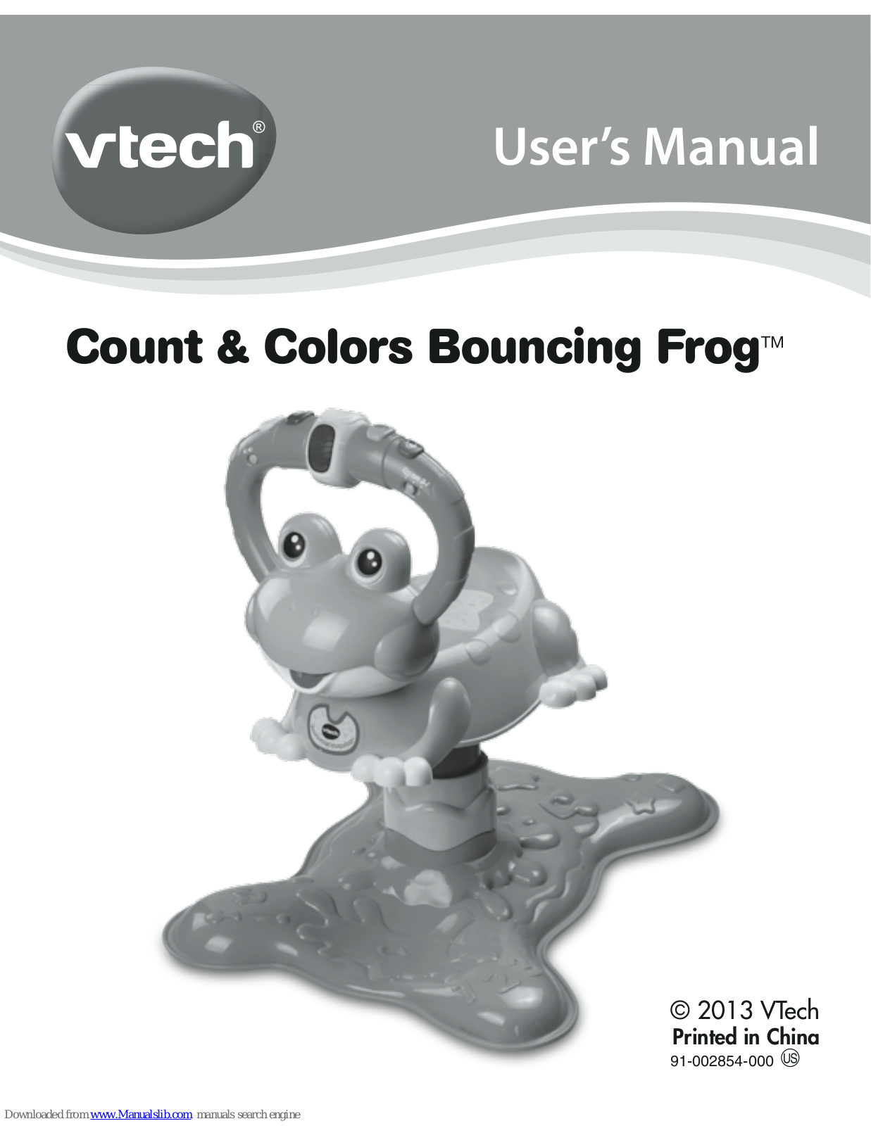 VTech Count & Colors Bouncing Frog User Manual
