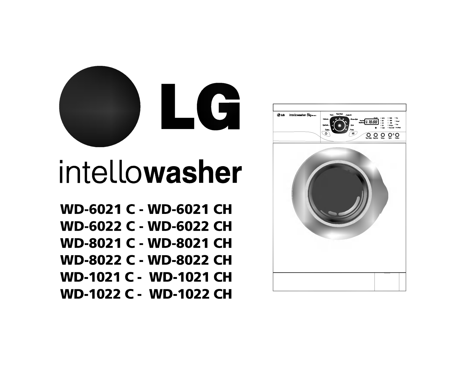 LG WD-1022C User guide