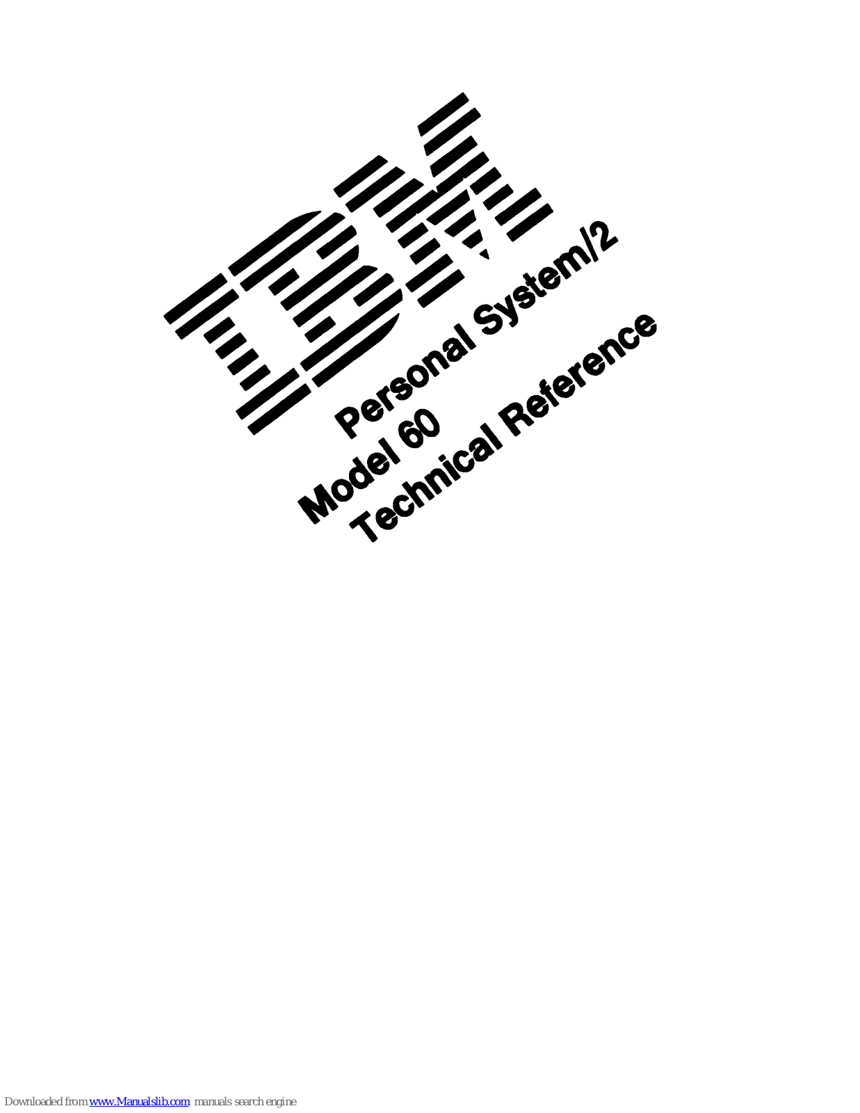 IBM Model 60 Technical Reference