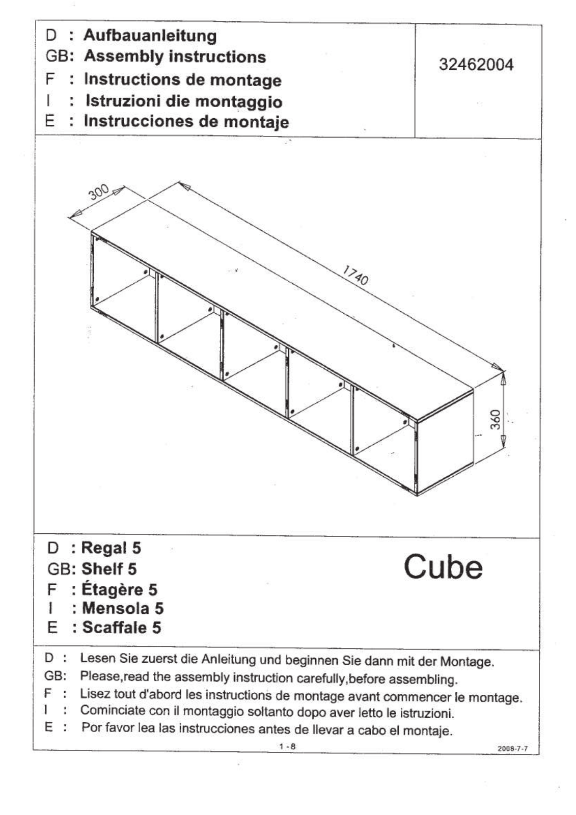 JYSK Stouby User Manual