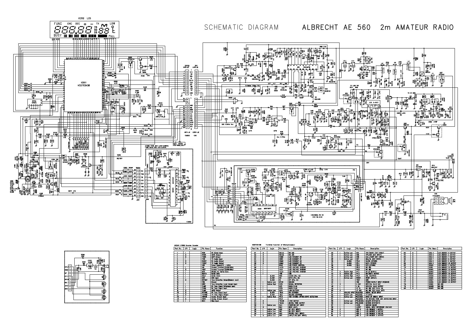 Albrecht ae560 Circuit Diagram