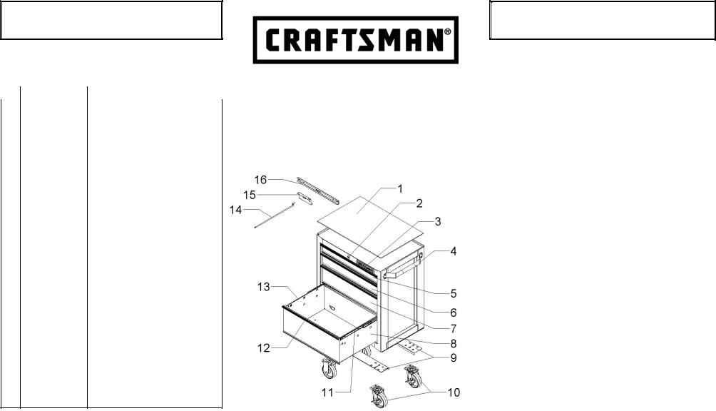 Craftsman 706.37710 Service Parts